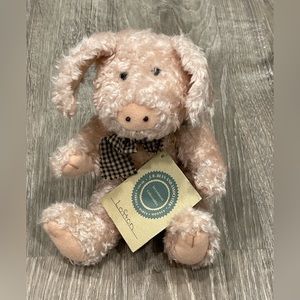 New Boyd’s Bears Pink Lofton pink pig K8